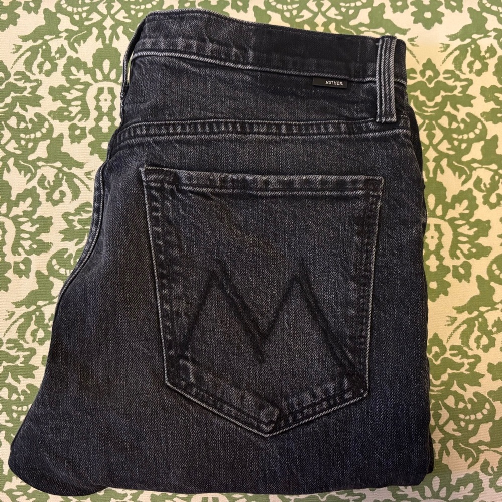 Mother Tomcat Ankle Jeans, 30, color On the Fly or grey, high rise